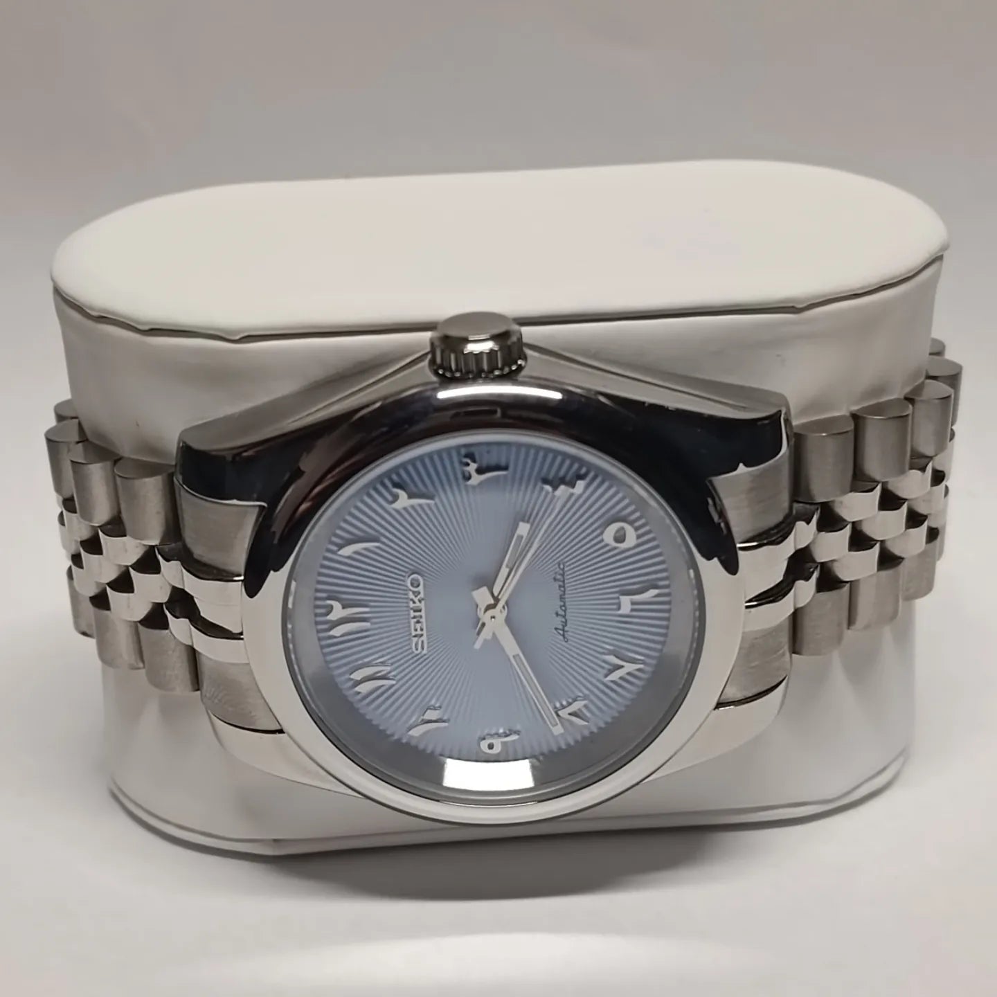 Seiko mod Arabic skyblue automatic